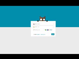 蓝灰可爱DEDECMSDEDE后台登录模板